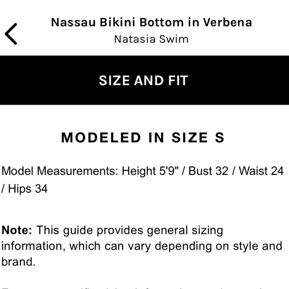 NATASIA SWIM ❤️🔥 NASSAU BIKINI BOTTOMS NWT IN VERBENA - Picture 6 of 13